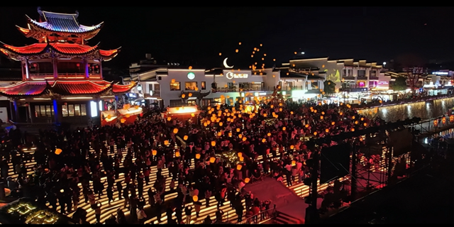 屯溪区：千灯照归途 一城共春声